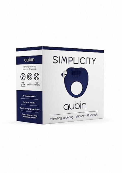 PIERŚCIEŃ EREKCYJNY SEX RING WIBRACJE STYMULATOR AUBIN VIBRATING COCKRING - BLUE PIERŚCIEŃ EREKCYJNY SEX RING WIBRACJE STYMULATOR AUBIN VIBRATING COCKRING - BLUE