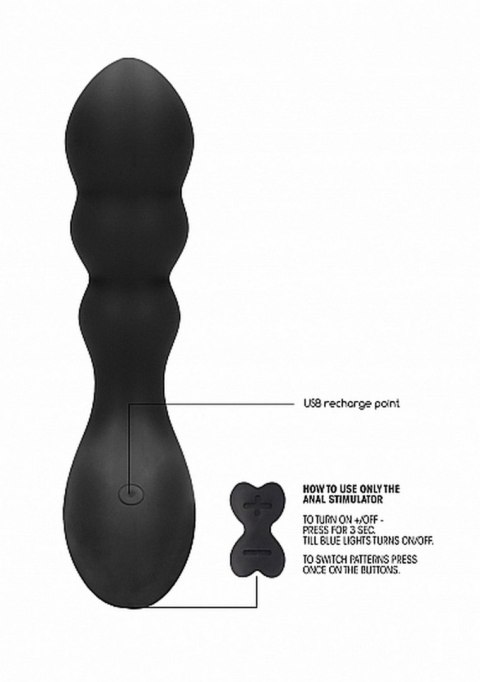 CAINE Anal vibrator - Black CAINE Anal vibrator - Black