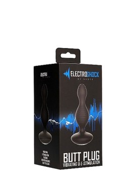 E-Stimulation Vibrating Buttplug - Black