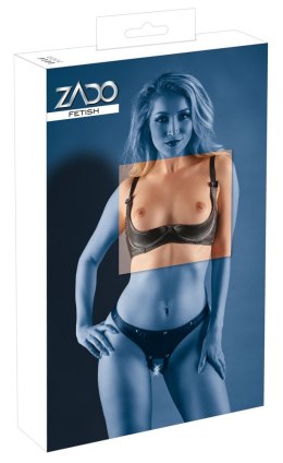 LEATHER SHELF BRA 80B