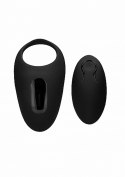 No. 74 - Remote Controlled Vibrating Cock Ring - Black