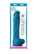 COLOURS PLEASURES 10 DILDO BLUE