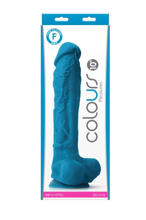 COLOURS PLEASURES 10 DILDO BLUE COLOURS PLEASURES 10 DILDO BLUE