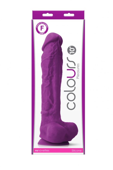 COLOURS PLEASURES 10 DILDO PURPLE COLOURS PLEASURES 10 DILDO PURPLE