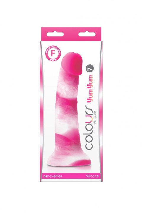COLOURS PLEASURES YUM 7 DILDO PINK COLOURS PLEASURES YUM 7 DILDO PINK