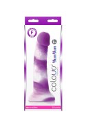 COLOURS PLEASURES YUM 7 DILDO PURPLE