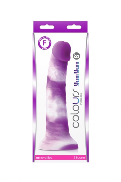 COLOURS PLEASURES YUM 8 DILDO PURPLE COLOURS PLEASURES YUM 8 DILDO PURPLE