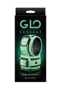 GLO BONDAGE ANKLE CUFF GREEN