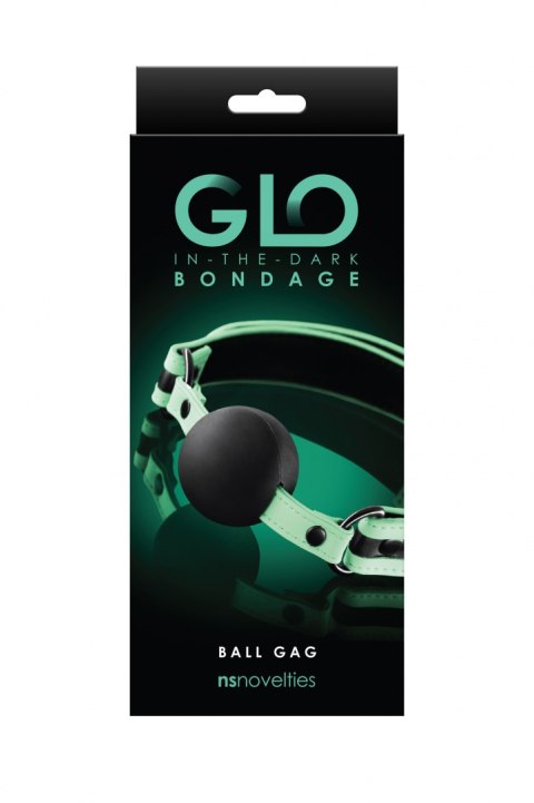 GLO BONDAGE BALL GAG GREEN GLO BONDAGE BALL GAG GREEN