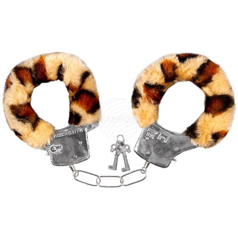 KAJDANKI EROTYCZNE METALOWE KLUCZYK FUTERKO BDSM Hand Cuffs - Leopard KAJDANKI EROTYCZNE METALOWE KLUCZYK FUTERKO BDSM Hand Cuffs - Leopard