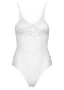 Seamless scroll lace bodysuit
