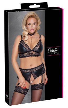 BRA AND SUSPENDER BRIEFS 4XL