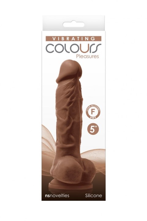 COLOURS PLEASURES VIBE 5" DILDO BROWN COLOURS PLEASURES VIBE 5" DILDO BROWN