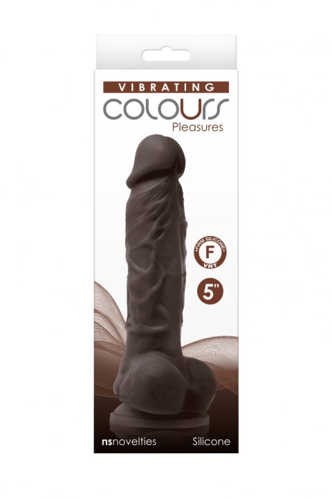 COLOURS PLEASURES VIBE 5" DILDO BROWN COLOURS PLEASURES VIBE 5" DILDO BROWN