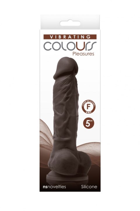 COLOURS PLEASURES VIBE 5" DILDO BROWN COLOURS PLEASURES VIBE 5" DILDO BROWN