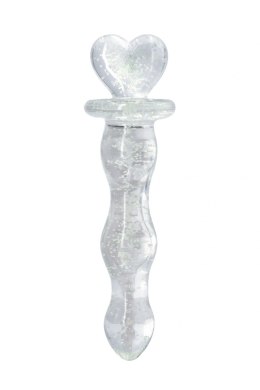 FIREFLY GLASS HEART A GLOW CLEAR