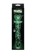 FIREFLY GLASS HEART A GLOW CLEAR