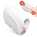 MASTURBATOR SZTUCZNA DUPA I CIPKA POCHWA WIBRACJE MASTURBATOR MASTER WHITE