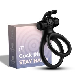PIERŚCIEŃ EREKCYJNY SEX RING WIBRACJE STYMULATOR Traveler black