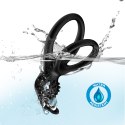 PIERŚCIEŃ EREKCYJNY SEX RING WIBRACJE STYMULATOR Traveler black