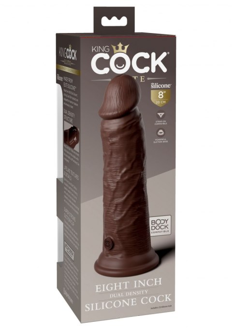 8 Inch 2Density Silicone Cock 8 Inch 2Density Silicone Cock