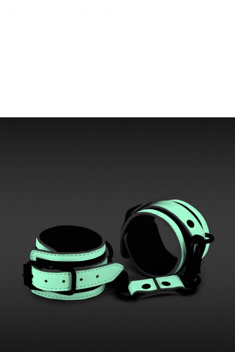 GLO BONDAGE WRIST CUFF GREEN GLO BONDAGE WRIST CUFF GREEN