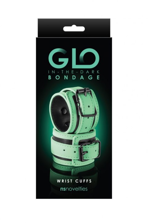 GLO BONDAGE WRIST CUFF GREEN GLO BONDAGE WRIST CUFF GREEN