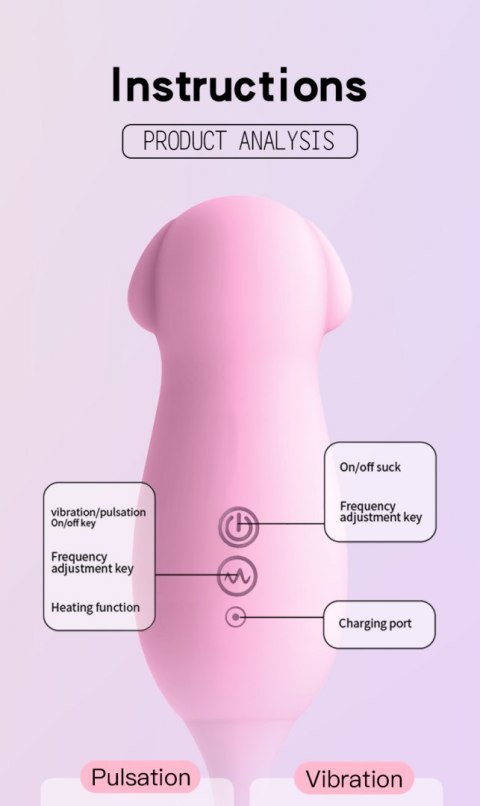 STYMULATOR-ELVA DUAL PURPOSE (PINK) STYMULATOR-ELVA DUAL PURPOSE (PINK)
