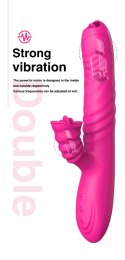 WIBRATOR-ANGELIA USB 3 FUNCTIONS OF THRUSTING / 20 VIBRATIONS PINK