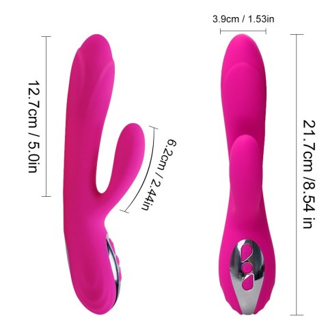 WIBRATOR-JOKER HEATING DOUBLE VIBRATING MASSAGE STICK WIBRATOR-JOKER HEATING DOUBLE VIBRATING MASSAGE STICK
