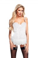 BUSTIER AND GSTRING WHITE, S