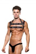 ENVY LOGO HARNESS BLACK WHITE, M/L