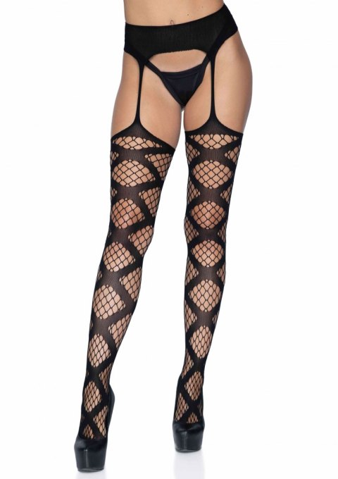 Net garter belt stockings Net garter belt stockings