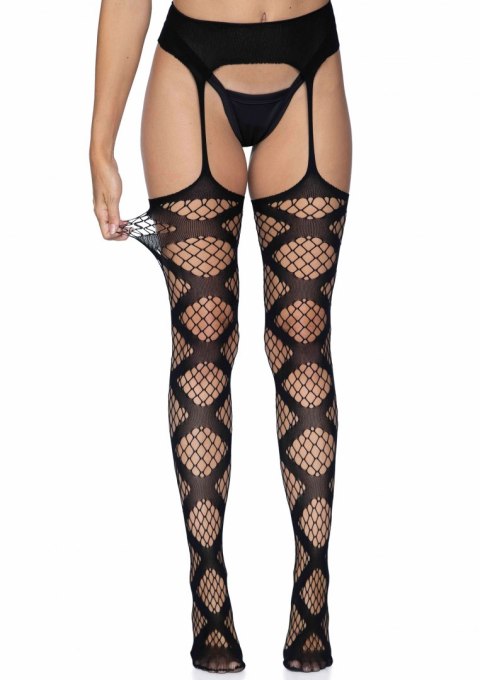 Net garter belt stockings Net garter belt stockings