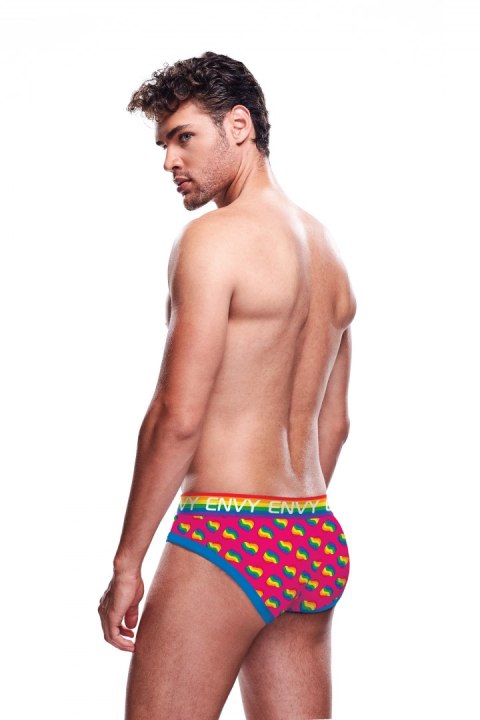 RAINBOW HEARTS BRIEF, M/L RAINBOW HEARTS BRIEF, M/L