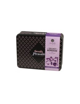 ZESTAW SECRET BONDAGE - SET 8 PCS PURPLE & BLACK
