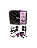 ZESTAW SECRET BONDAGE - SET 8 PCS PURPLE & BLACK