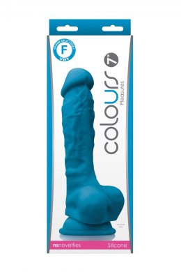 COLOURS PLEASURES 7'' DILDO BLUE