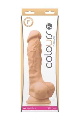 COLOURS PLEASURES 7'' DILDO WHITE