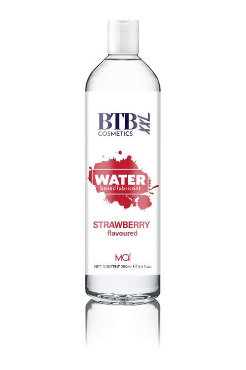 BTB WATER BASED FLAVORED STRAWBERRY LUBRICANT 250ML BTB WATER BASED FLAVORED STRAWBERRY LUBRICANT 250ML