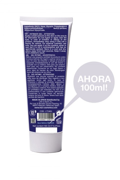 BTB WATER BASED LUBRICANT 100ML BTB WATER BASED LUBRICANT 100ML