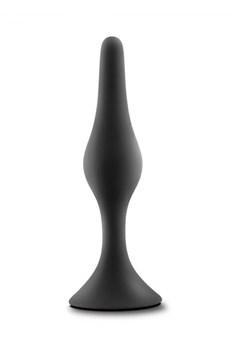 ANAL ADVENTURES PLATINUM SILICONE BEGINNER PLUG MEDIUM BLACK ANAL ADVENTURES PLATINUM SILICONE BEGINNER PLUG MEDIUM BLACK