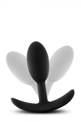 ANAL ADVENTURES SILICONE VIBRA SLIM PLUG SMALL BLACK