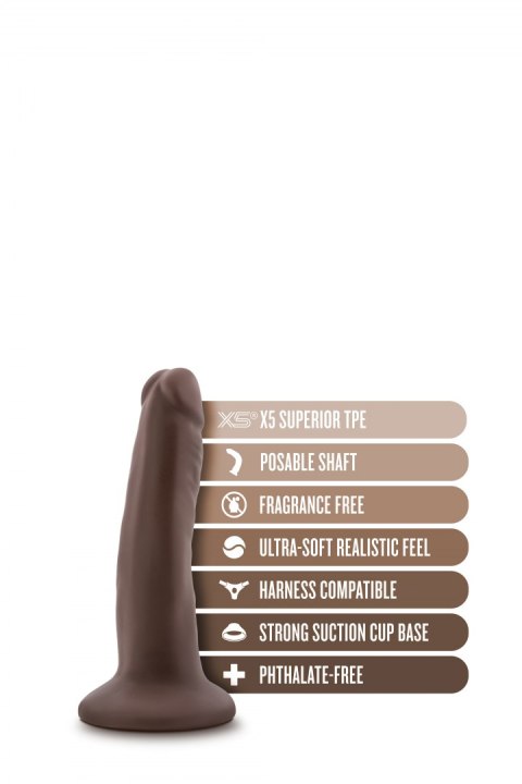 DR. SKIN PLUS 5 INCH POSABLE DILDO CHOCOLATE DR. SKIN PLUS 5 INCH POSABLE DILDO CHOCOLATE