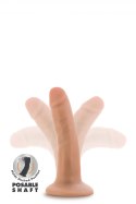 DR. SKIN PLUS 5 INCH POSABLE DILDO VANILLA