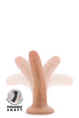 DR. SKIN PLUS 5 INCH POSABLE DILDO VANILLA
