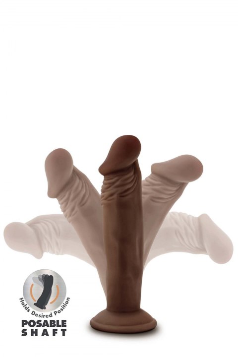 DR. SKIN PLUS 6 INCH POSABLE DILDO CHOCOLATE DR. SKIN PLUS 6 INCH POSABLE DILDO CHOCOLATE