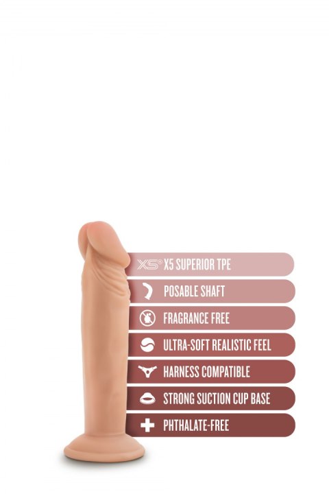 DR. SKIN PLUS 6 INCH POSABLE DILDO VANILLA DR. SKIN PLUS 6 INCH POSABLE DILDO VANILLA
