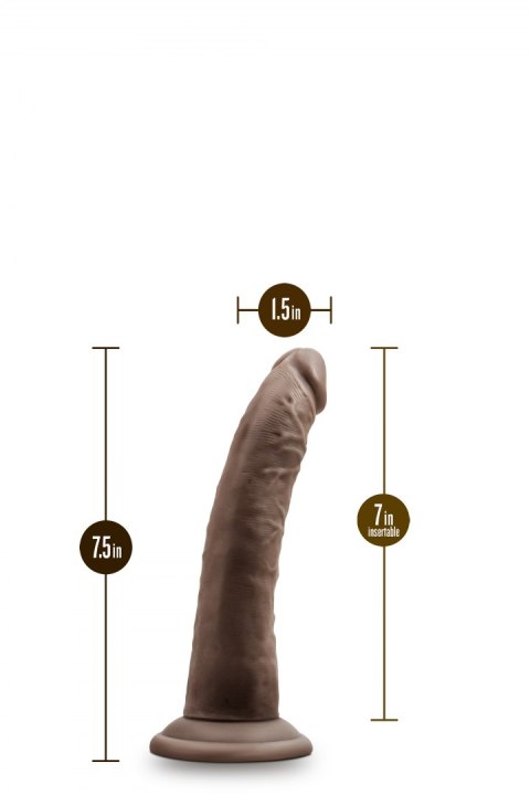 DR. SKIN PLUS 7 INCH POSABLE DILDO CHOCOLATE DR. SKIN PLUS 7 INCH POSABLE DILDO CHOCOLATE