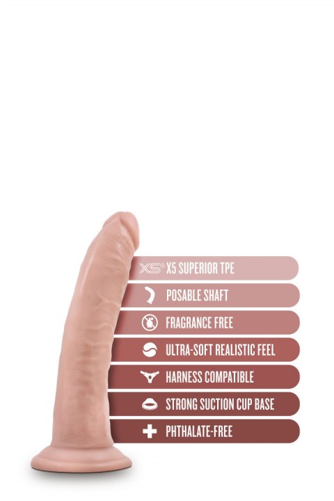 DR. SKIN PLUS 7 INCH POSABLE DILDO VANILLA DR. SKIN PLUS 7 INCH POSABLE DILDO VANILLA